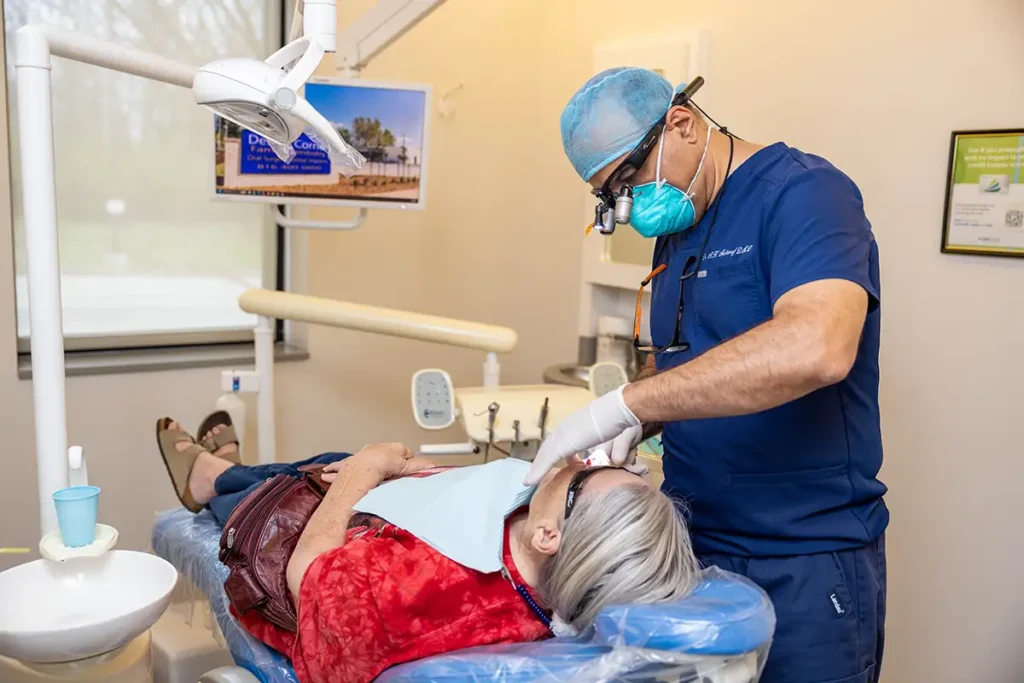 Custom-crafted traditional dentures at Dental Corner of Kansas City